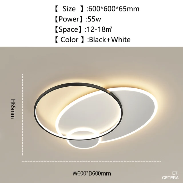 chandelier floor lamp Square Round Modern LED Ceiling Chandelier for Living Room Bedroom Study kitchen Lighting Home Simple Chandelier Fixture 90-260V modern chandeliers Chandeliers