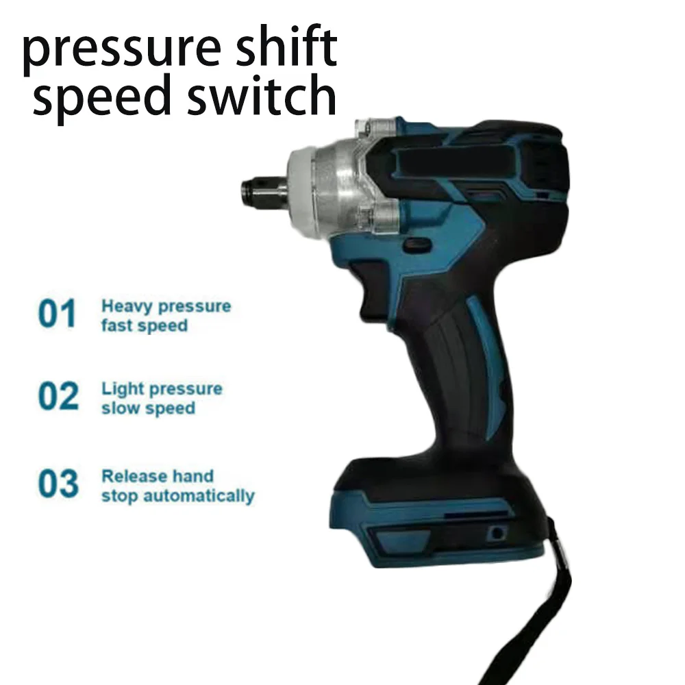 

Electric Wrench Rechargeable For Makita Battery Repairing Maintenance Woodworking Shelves Multi Purpose Power Impact Wrench