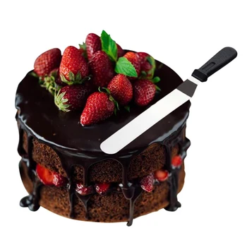 

Stainless Steel Cake Spatula Butter Cream Icing Frosting Knife Smoother Kitchen Pastry Cake Decoration Tools