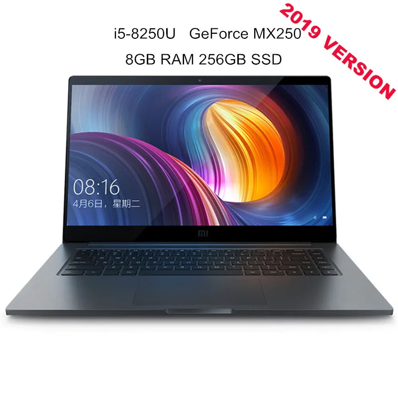 i5 MX250 8GB 256GB Xiaomi mi ноутбук Тетрадь Pro 15,6 дюймов Windows10 Intel 4 ядра I5/I7 1,8 ГГц 16G 256 отпечатков пальцев NVIDIA MX250 Ga mi нг ноутбук - Цвет: i5 MX250 8GB 256GB
