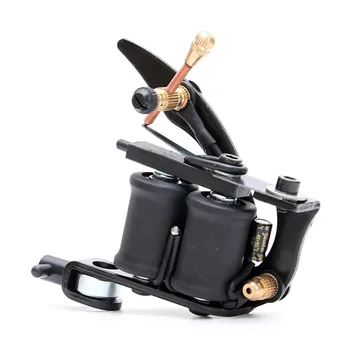 

Copper Coils Portable Black Mini Body Art Salon Makeup Tool Tattoo Machine Secant Fogger Professional Color Stamping Beginner