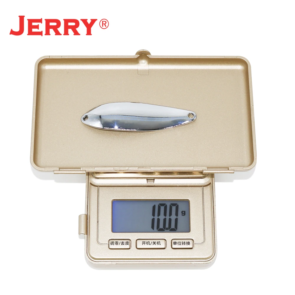 Jerry JD Unpainted Blank Spoon Fishing Lures Trout Pike Blinkers Brass  Bauble Hard Lures 10g Artificial Spinner Pesca Lake Baits