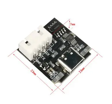 Изолированный модуль USB-TTL USB-C-последовательный порт UART обновление линии загрузки