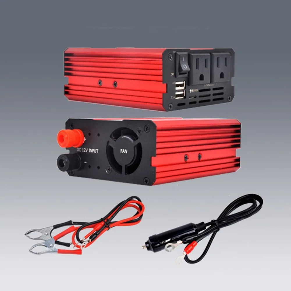 Компактный Размеры 300W 12 V-110 V Авто Мощность Инвертор адаптер Зарядное устройство Универсальный Напряжение конвертер Мощность переключатель