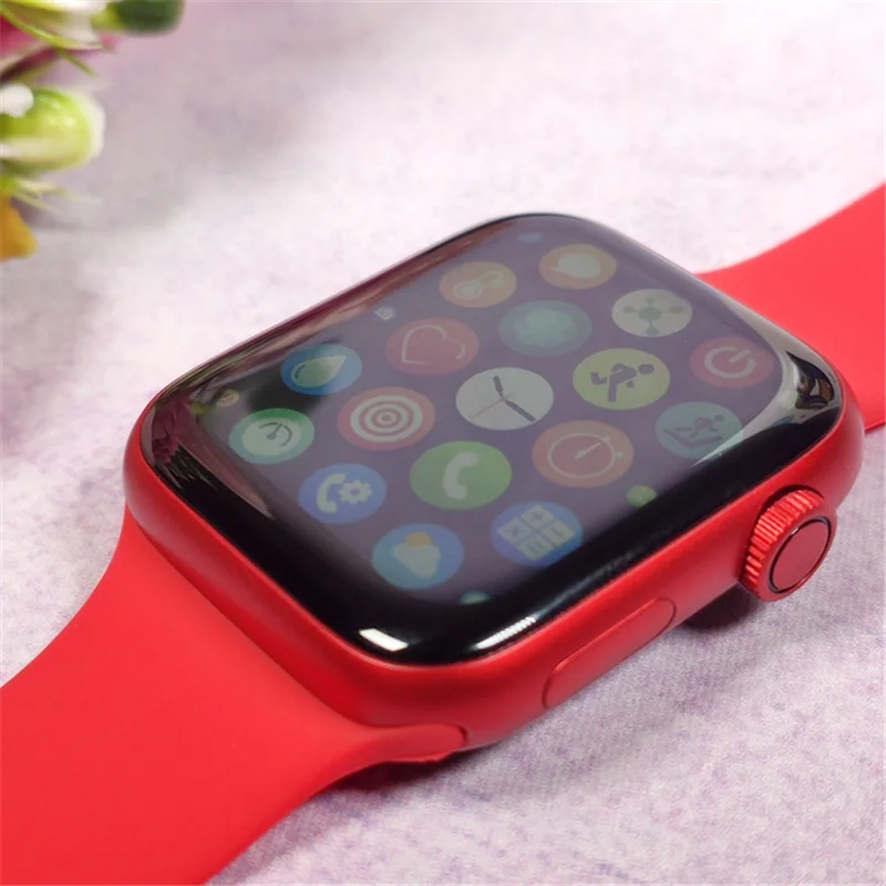 Iwo original hw56plus relógio inteligente monitor de freqüência cardíaca à prova dwaterproof água bluetooth chamada smartwatch despertador pk hw22 iwo13 w56 w46 w37