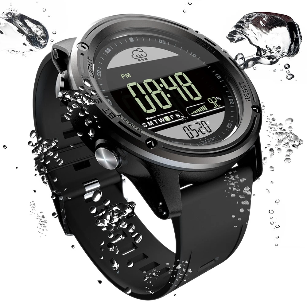 Online Reloj inteligente Lokmat Sport 50M impermeable 33 meses de tiempo de espera 24h Tiempo Real Bluetooth para IOS y Android