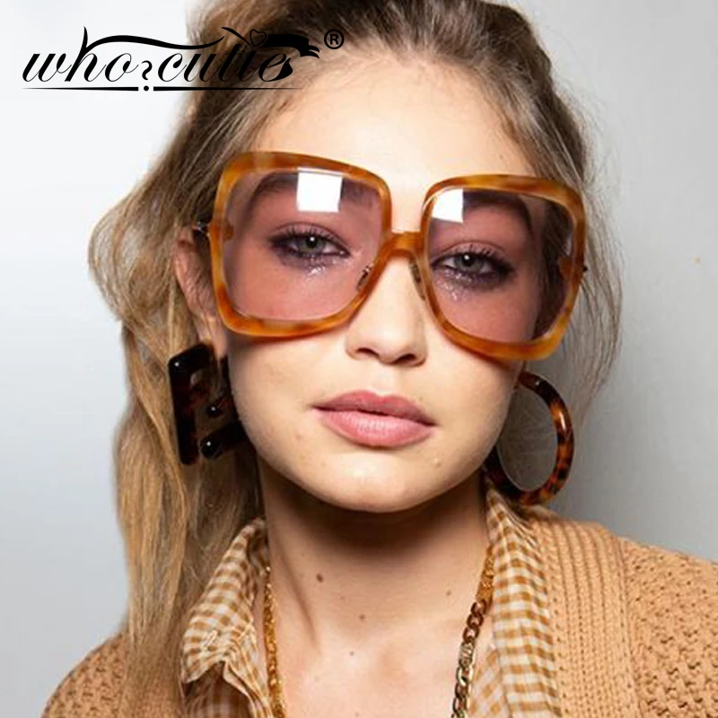 Retro Occhiali Da Sole di Grandi Dimensioni Delle Donne 2020 di Disegno di  Marca Dell'annata di Moda Piazza Grande di Grandi Dimensioni Grain Cornice  Occhiali Da Sole shades Donna S273|Women's Sunglasses| -