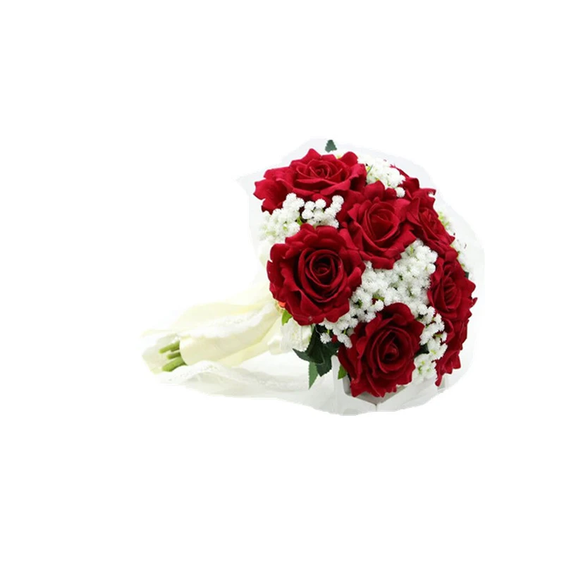 Wedding bouquets Wedding Arrangement Bridal Bouquet Hot Red Wedding Bouquets Bouquet de mariage
