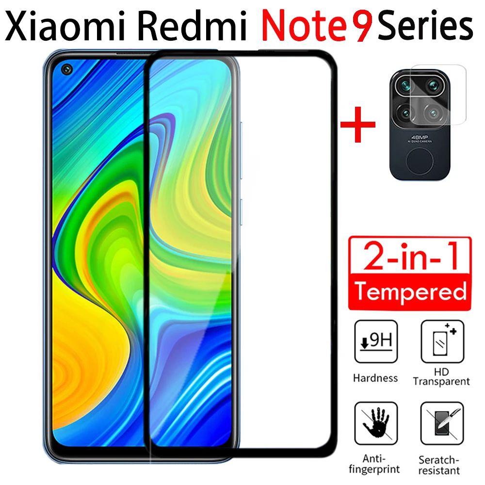 Защитное стекло для экрана 2 в 1 пленка объектива камеры Xiaomi Note 9 Pro Max 9s xiomi red mi