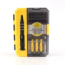 Jeu de tournevis 34 en 1 pour réparation de téléphone portable multifonctionnel, jeu de tournevis à fente de précision