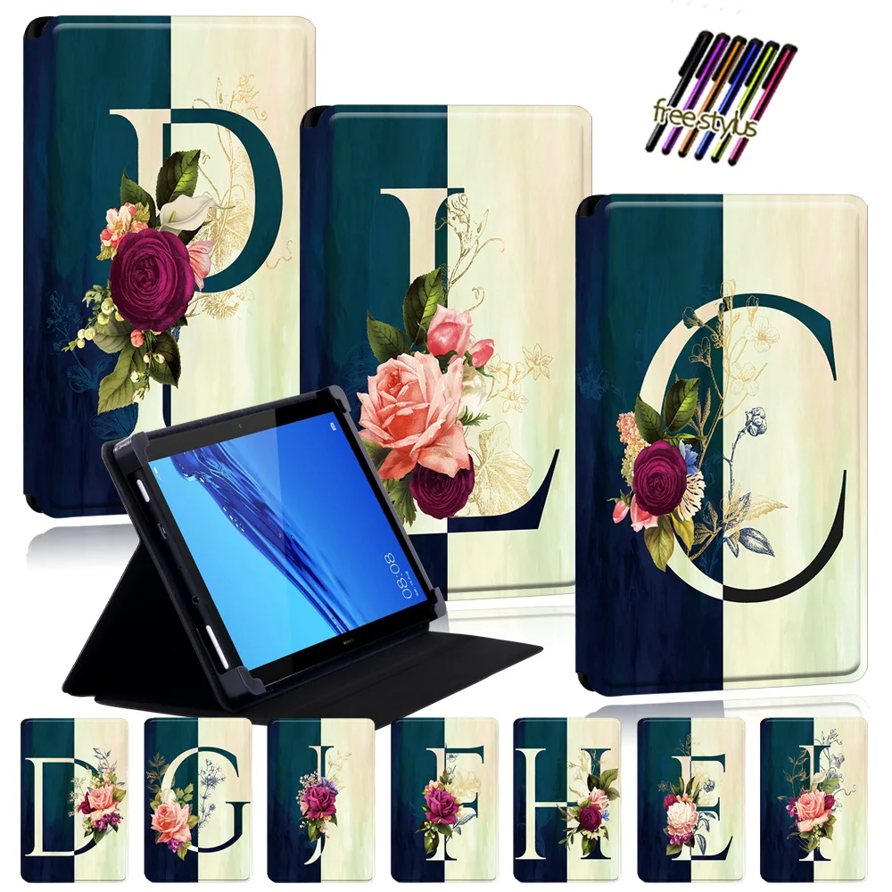 

Print Tablet Case for MediaPad T1 7.0/T1 8.0 /T1 10/T2 10 Pro/T3 7.0/T3 8.0/T3 10 9.6/T5 10 Stand Cover Folding Protective Case