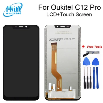 

WEICHENG Top Quality Replacement For 6.18 Inch Oukitel C12 Pro LCD Display and Touch Screen Digitizer Assembly +Free Tools