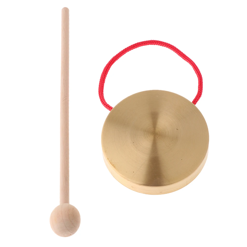 Hand Gong Chinese Traditional Musical Instrument Toy Cymbal Educational Toys