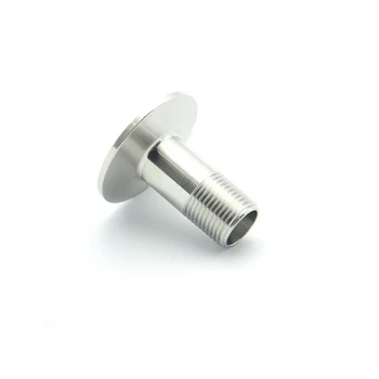 

2" NPT Male Thread x 77.5mm Ferrule OD 304 Stainless Steel Sanitary Connector Pipe Fitting For Homebrew Fit 2.5" Tri Clamp