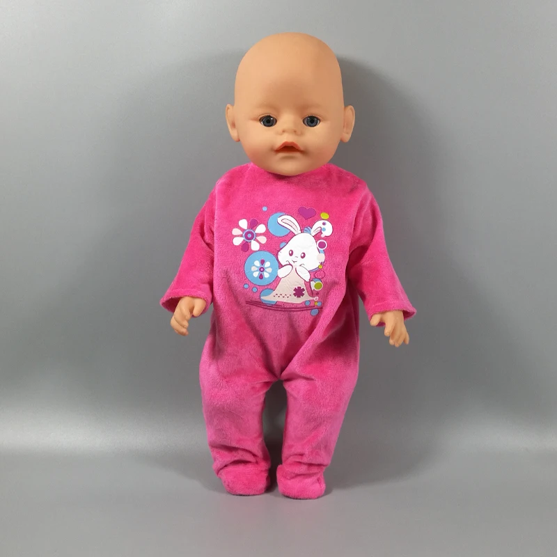 Одежда для куклы-младенца подходит 18 дюймов 40-43 см розовый и синий цвет Единорог аксессуары для кукол для ребенка подарок на день рождения на праздник