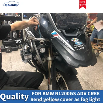 

Motorcycle LED spotlight for BMW1200gs ADV F700gs Harley-Davidson 9-30v led Fog lightOff-road wat Super bright Spotlight 40w