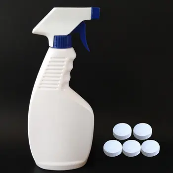 

500ML Spray Bottle + 10pcs effervescent tablets Multi Functional Concentrated Effervescent Spray Cleaner Set With Spray Bottle