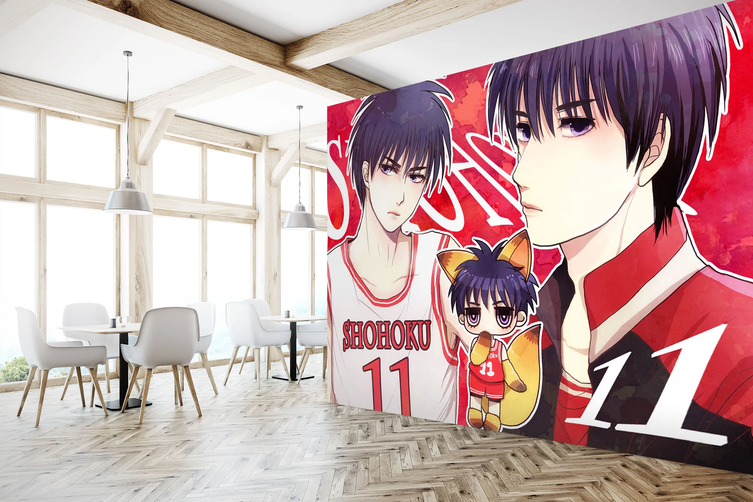 Самоклеящаяся 3D стена Slam Dunk 727 из японского аниме настенная бумага с рисунком