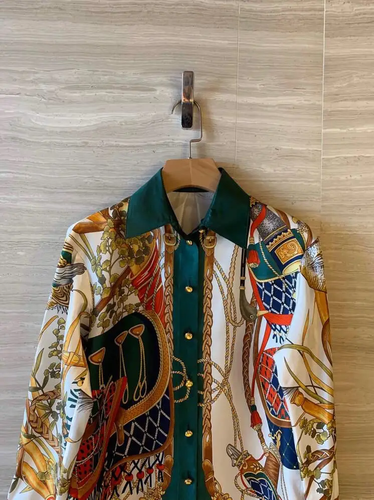 AH11363, модные женские блузки и рубашки,, Подиумные, Роскошные, известный бренд, Европейский дизайн, вечерние, стильная женская одежда