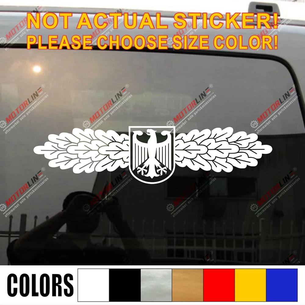 

GSG 9 Badge German Decal Sticker Car Vinyl pick size color no bkgrd