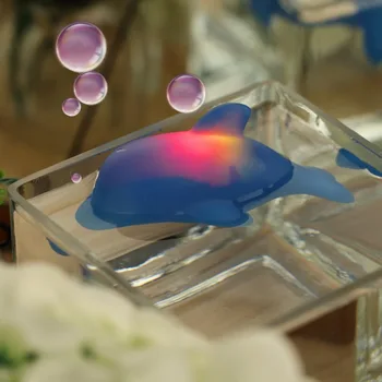 

Popular Baby Kids Bath LED Dolphin Light Lamp Lovely Toy Colorful Flashing Changing Bathroom Lighting Toys