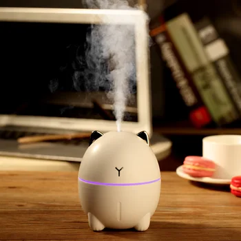 

New Style Doodle Cat Mini Humidifier USB Fog Amount Bedroom for Home & Office Use Desktop Car Mounted Air Atomizer