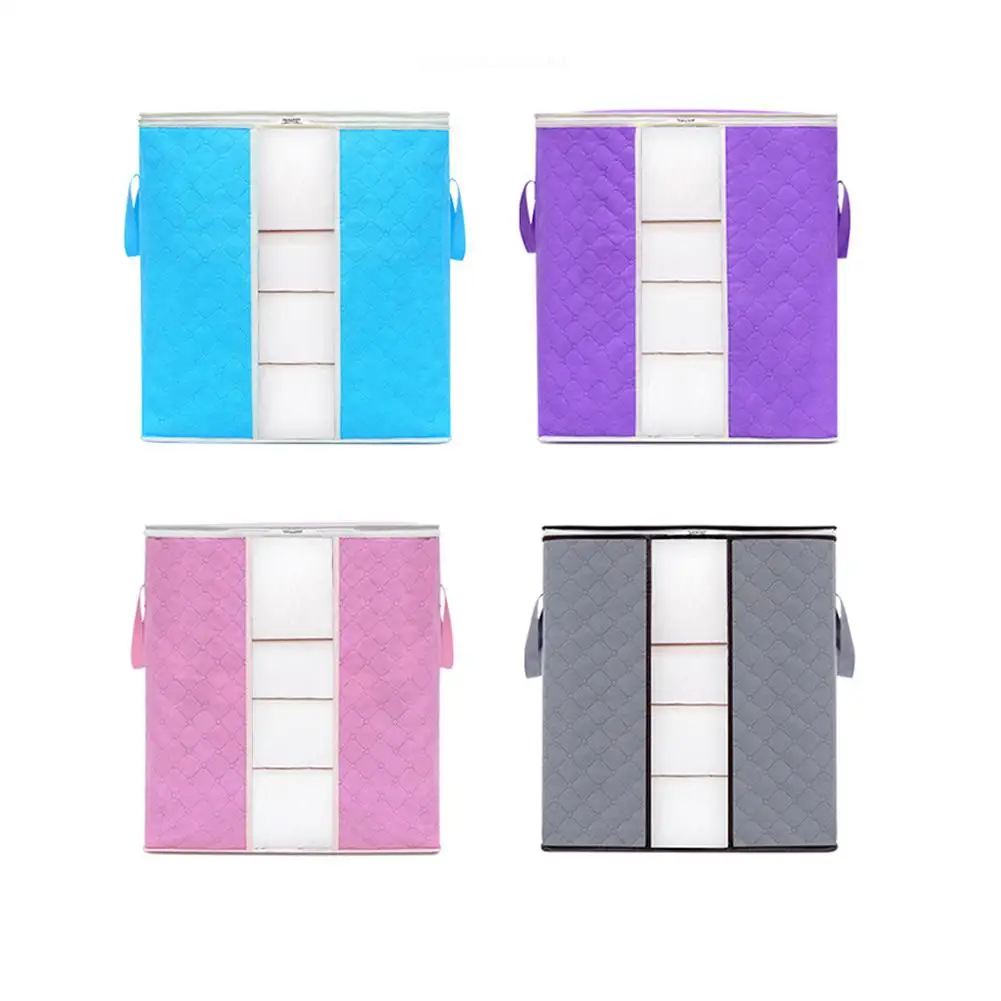 AsyPets Large Moistureproof Non-woven Storage Bag for Clothes Quilt Luggage