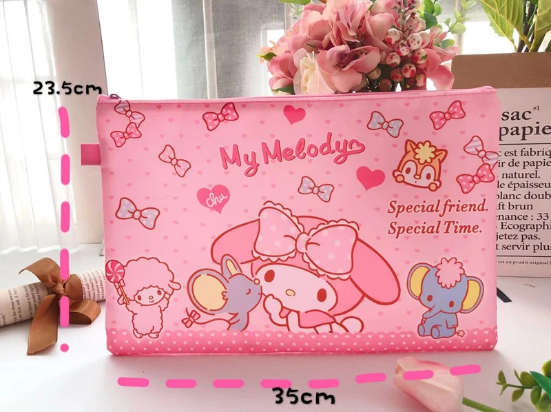 5 шт. мультфильм KT My Melody Две звезды Микки Минни Человек-паук подарок сумка для хранения мелочей Органайзер на молнии