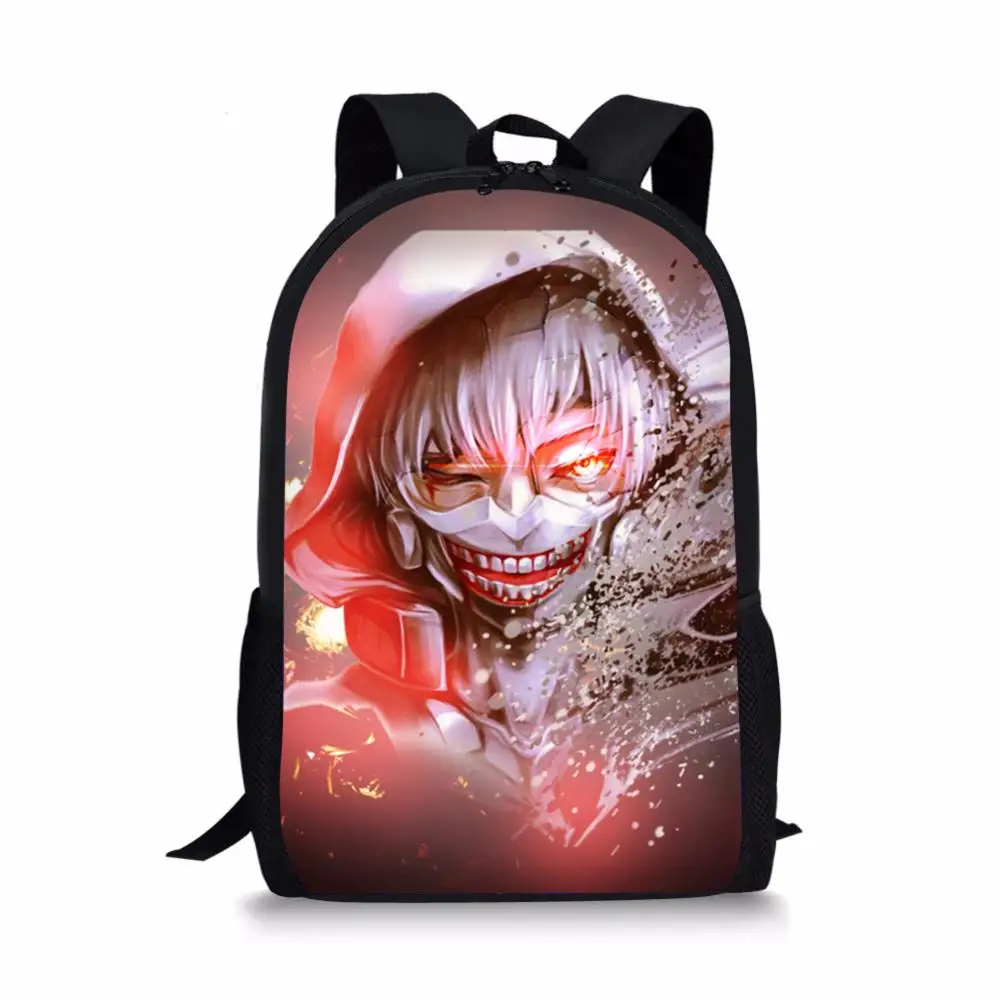L0036C Школьный рюкзак для мальчиков и девочек-подростков Kaneki Ken, детский ортопедический рюкзак с диагональю 16 дюймов, дорожная сумка - Цвет: L0036C