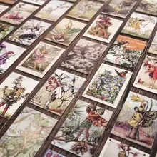 

1pc Retro Flower Fairy Small Collection Book Handbook Collage Material Paper DIY Scrapbooking Collage Material Litmus Paper Pack