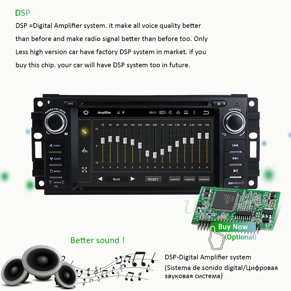 Excellent 4G 64G DSP Android 9.0 Car Multimedia DVD Player GSP stereo For Chrysler/300C/jeep/Compass/Dodge/Grand/Cherokee Car radio OBD2 2