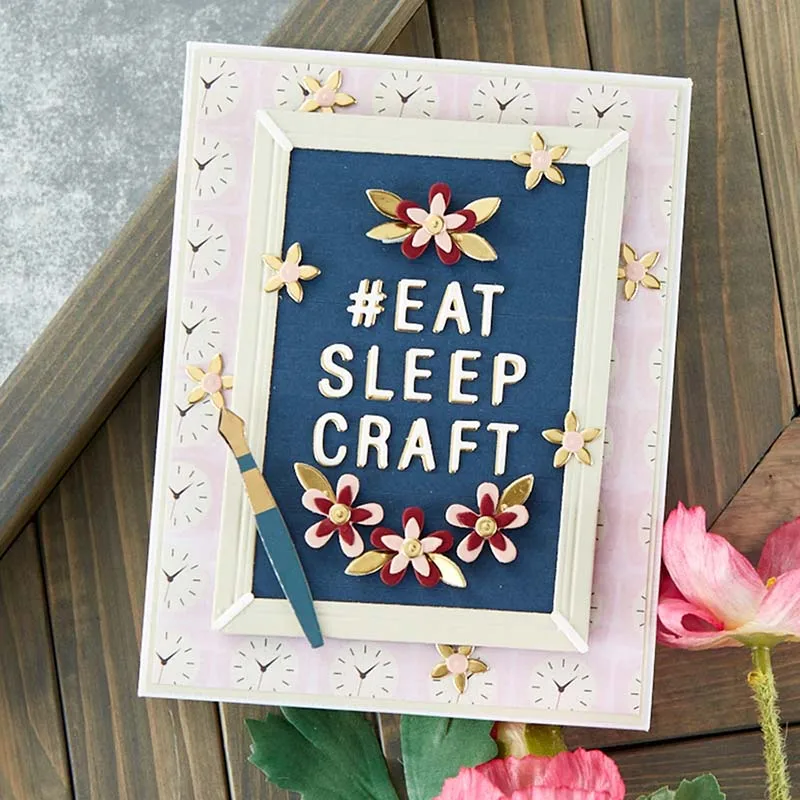 Photo frame letter metal cutting dies cut die mold decoration Scrapbook paper craft knife mould blade punch stencils
