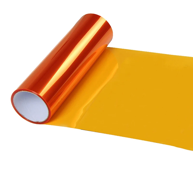 Orange 30 см x 60 см Авто Виниловая дымовая пленка лист стикер автомобиля Оттенок головной светильник задняя фара туман светильник покрытие автомобиля Стайлинг - Название цвета: Orange