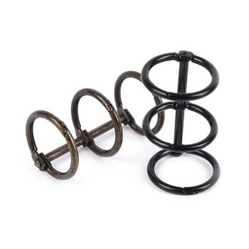 

1 Piece Gold Silver Loose-leaf Metal Split Hinged Rings Scrapbooking Binder Album Calendar For A5A6 Notebook Account Planner