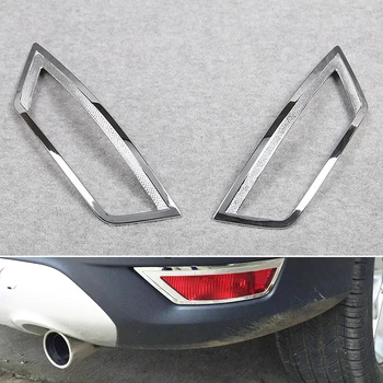 

Chrome Rear Fog Light Trim Cover For Ford Silver Escape Kuga 2013-2019 2x Replaces Durable Latest High Quality