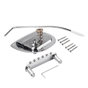 

Guitar Bridge Pull Plate Tremolo For Mustang And Jazzmaster Repaclement Accessories