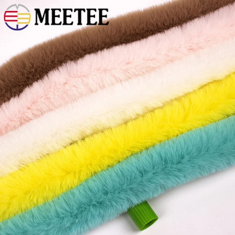 Meetee 3/5 метров 25 мм кружевные планки из искусственного меха Сделай Сам пуховик