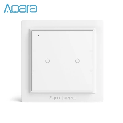 Aqara переключатель сцены Zignee 3,0 беспроводной две четыре шесть кнопок Поддержка Apple HomeKit умный дом дистанционное управление приложением - Цвет: Two Buttons