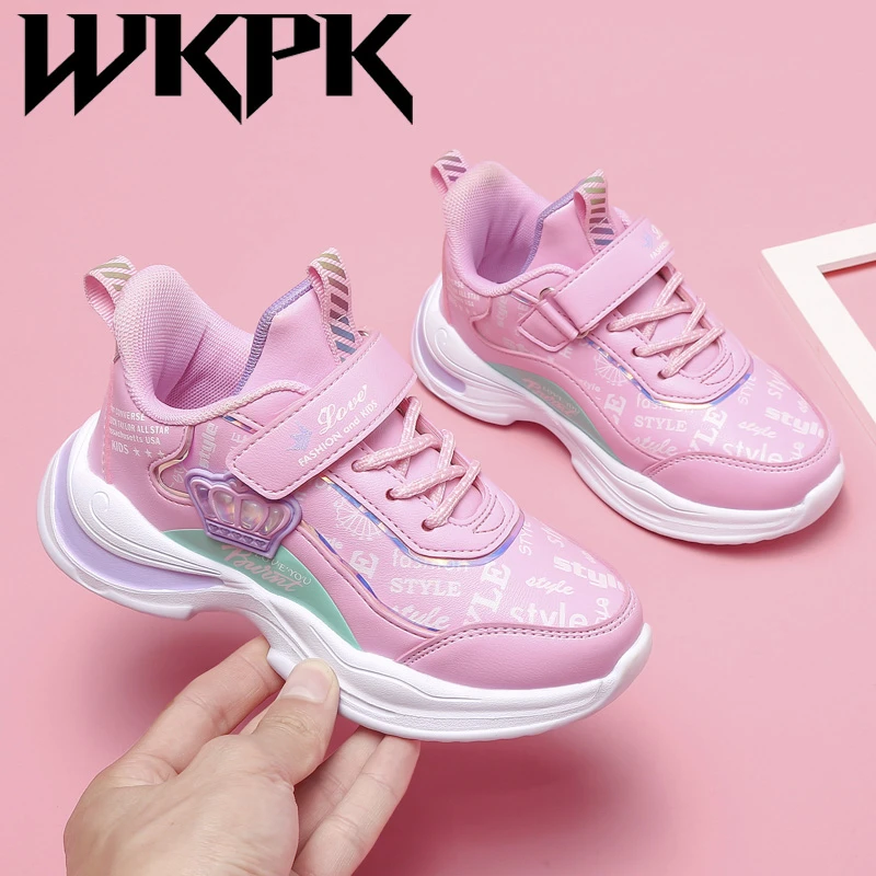 children's shoes for sale WKPK Children Sneakers Fashion Cute Princess Shoes Comfortable Lightweight Girls Outdoor Casual Booties Activity Supplies leather girl in boots