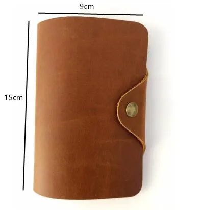 light brown Мужские кошельки из натуральной кожи с карманом для монет, кожаный мужской бумажник crazy horse, мужской кошелек с карманом для монет, кожаные мужские кошельки - Цвет: light brown