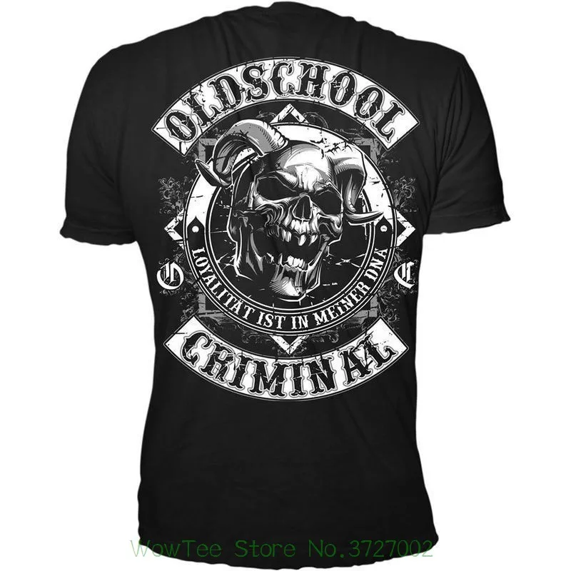

Oldschool Criminal T-Shirt Patch 3 Streetwear Badboys B  Se Buben Print Casual T-Shirt Men Brand