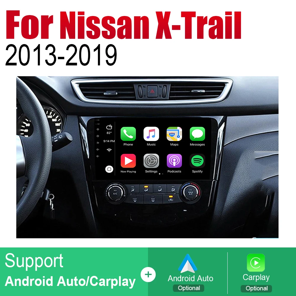 ZaiXi Android 2 Din Авто радио для Nissan X-Trail Qashqai Dualis Rouge 2013~ автомобильный мультимедийный плеер gps навигационная система