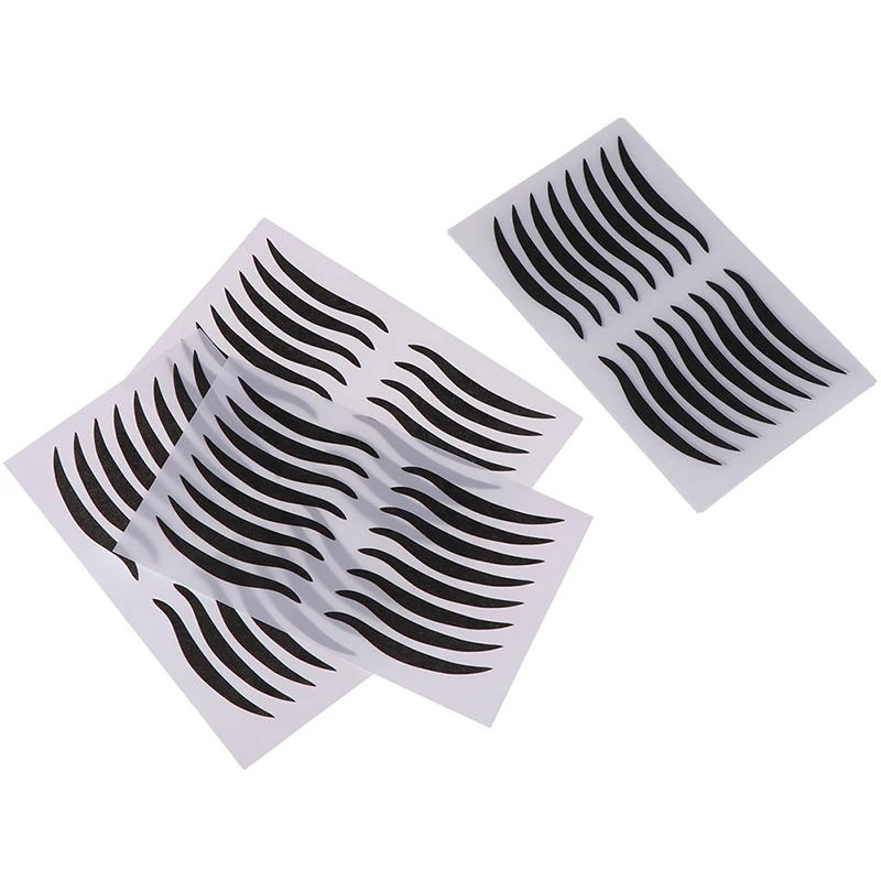 New 10pcs Black Eyelid Tools Sexy Style Eyes Sticker Eyeliner Tape Beauty Eyeliner Sticker Makeup Tool