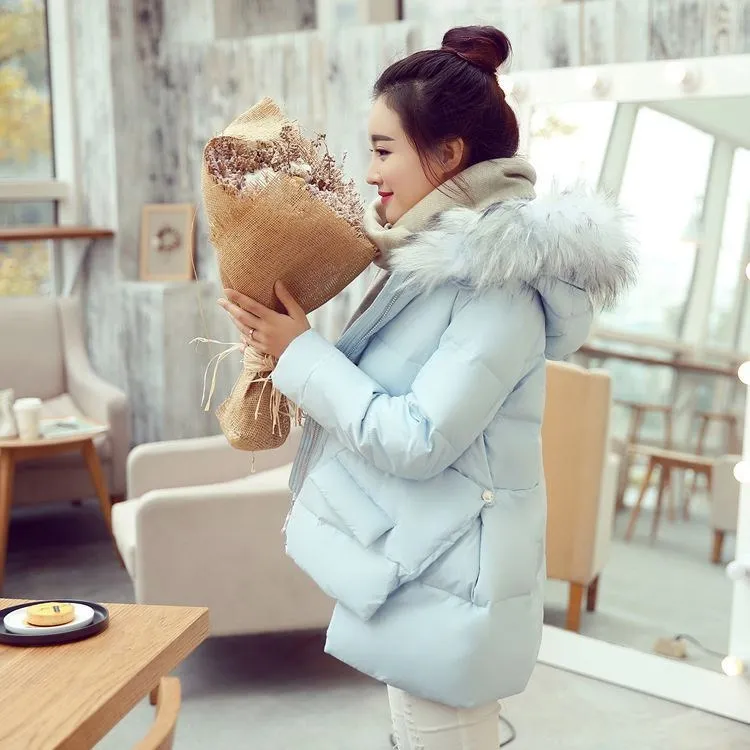 

. Winter New Style Cotton-padded Jacket Women's 2018-Petite Korean Style Version Hooded down Jacket Cotton-padded Clothes Short