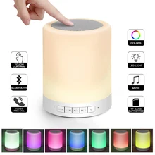 Сенсорная лампа беспроводной портативный светодиодный Bluetooth динамик мини музыка аудио TF стерео звук динамик для телефона Xiaomi Колонка для компьютера