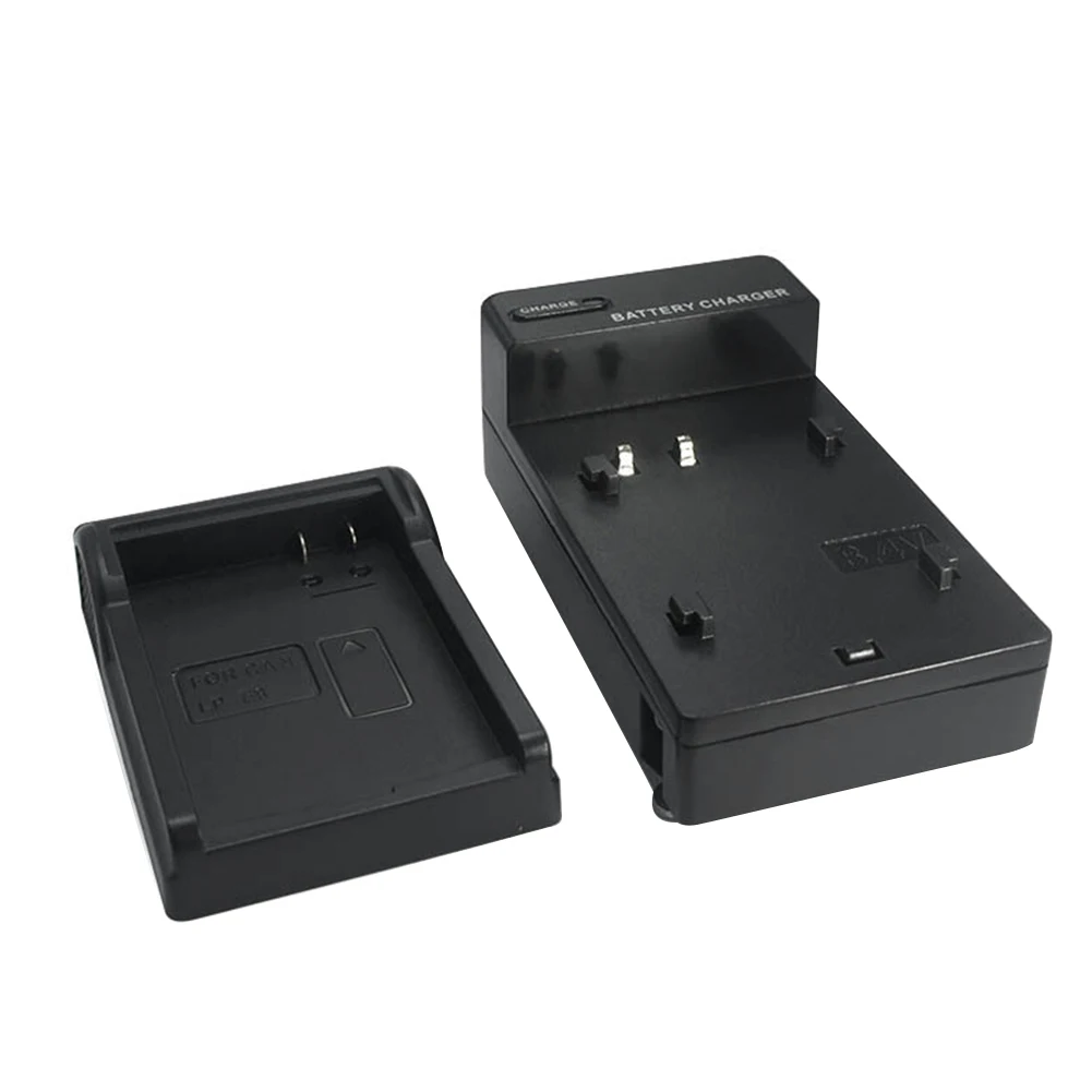 ABS Portable US Plug Replacement Camera Small Durable Black Parts Lightweight Travel Accessories Battery Charger For LP-E8