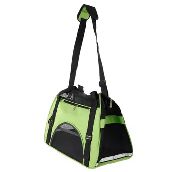 

Cat Bag Pet Tools Hollow-out Portable Breathable Waterproof Pet Handbag Green L Size Pet Out Hand Carry Bag Dog Handbag