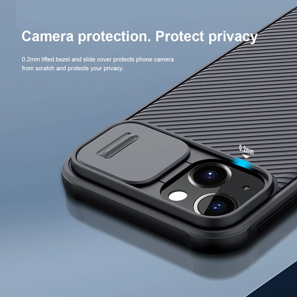 For iPhone 13 13 Pro Max Case Nillkin CamShield Pro Anti-fall Slide Lens Protection Cases For iPhone 13 mini Camera Back Cover