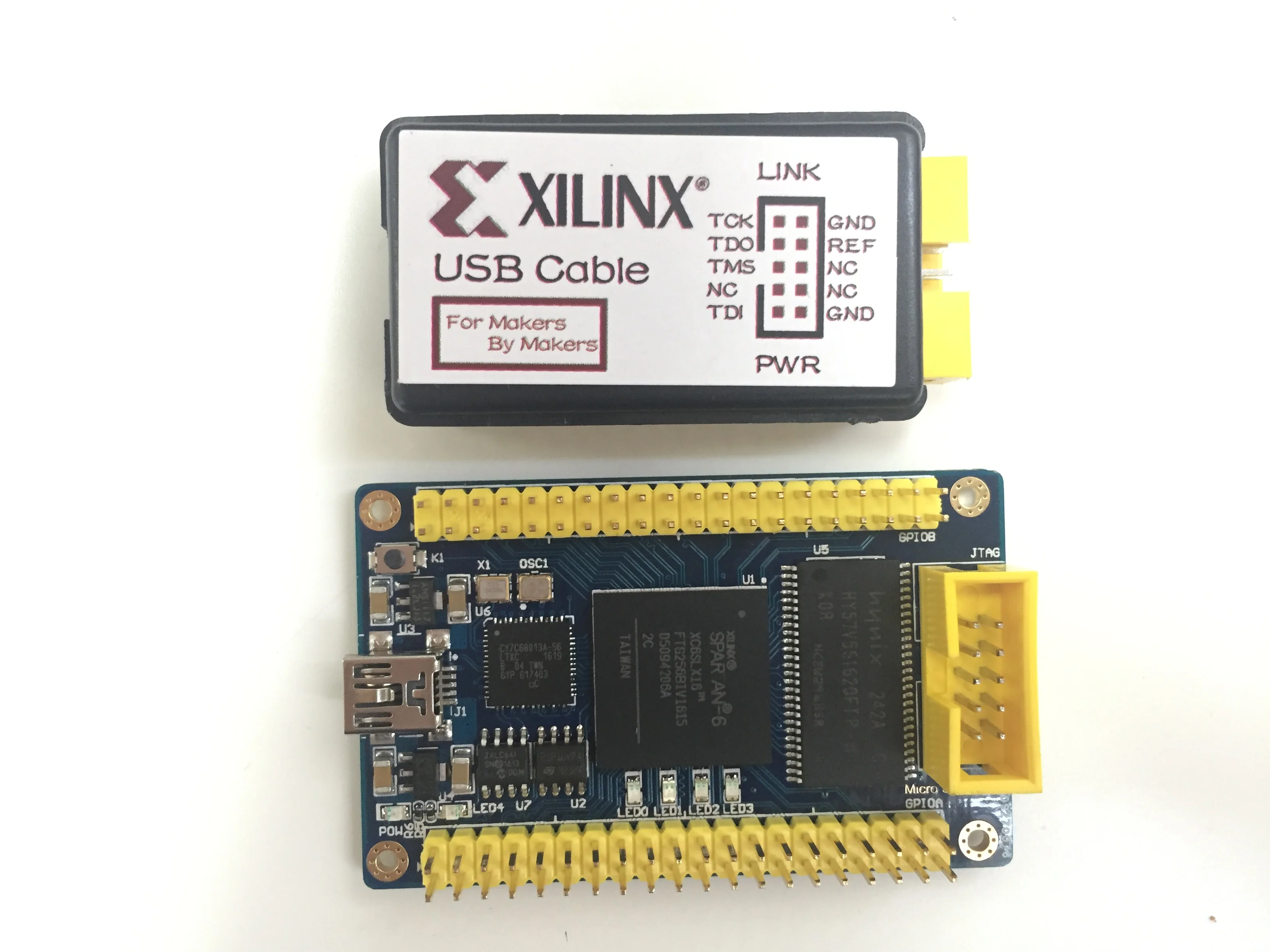 FPGA Минимальная пластина ядра XC6SLX16+ USB+ SDRAM Совместимость LX9 LX25