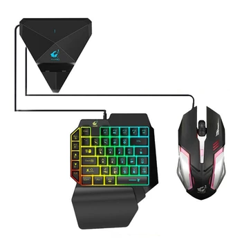 

ZIYOU LANG for PUBG Game Controller+Gaming Keyboard and Mouse Kit Bluetooth 4.0 Plug and Play for Android Ios Phone to PC